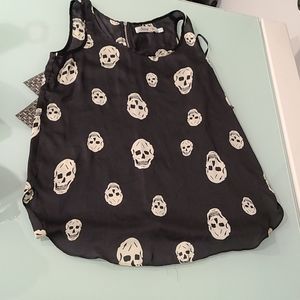 Goth tank! Skull tank